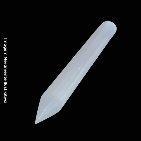 Lápis de Selenita 15cm - Unidade